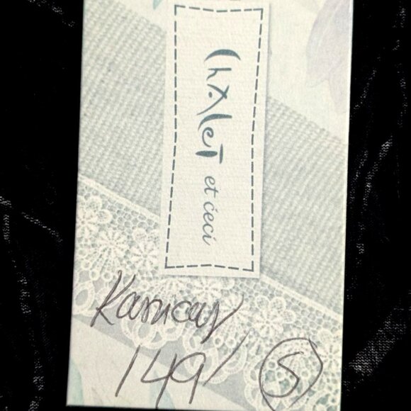 Chalet et ceci USA made botanical leaf bamboo blend 2 pc set kimono & pants S/M - Picture 9 of 14